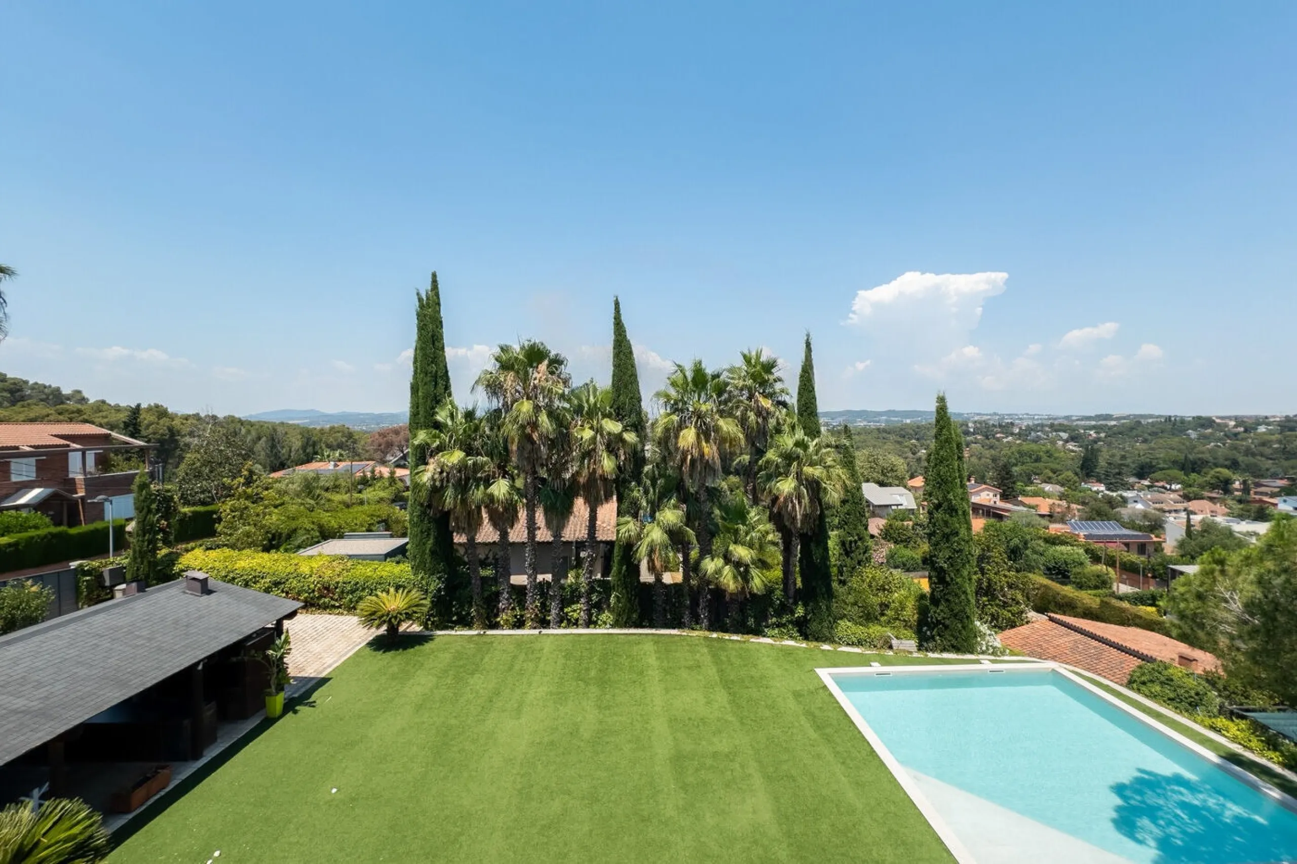 Villa impresionante con vistas panorámicas en Sant Cugat del Valles, Barcelona