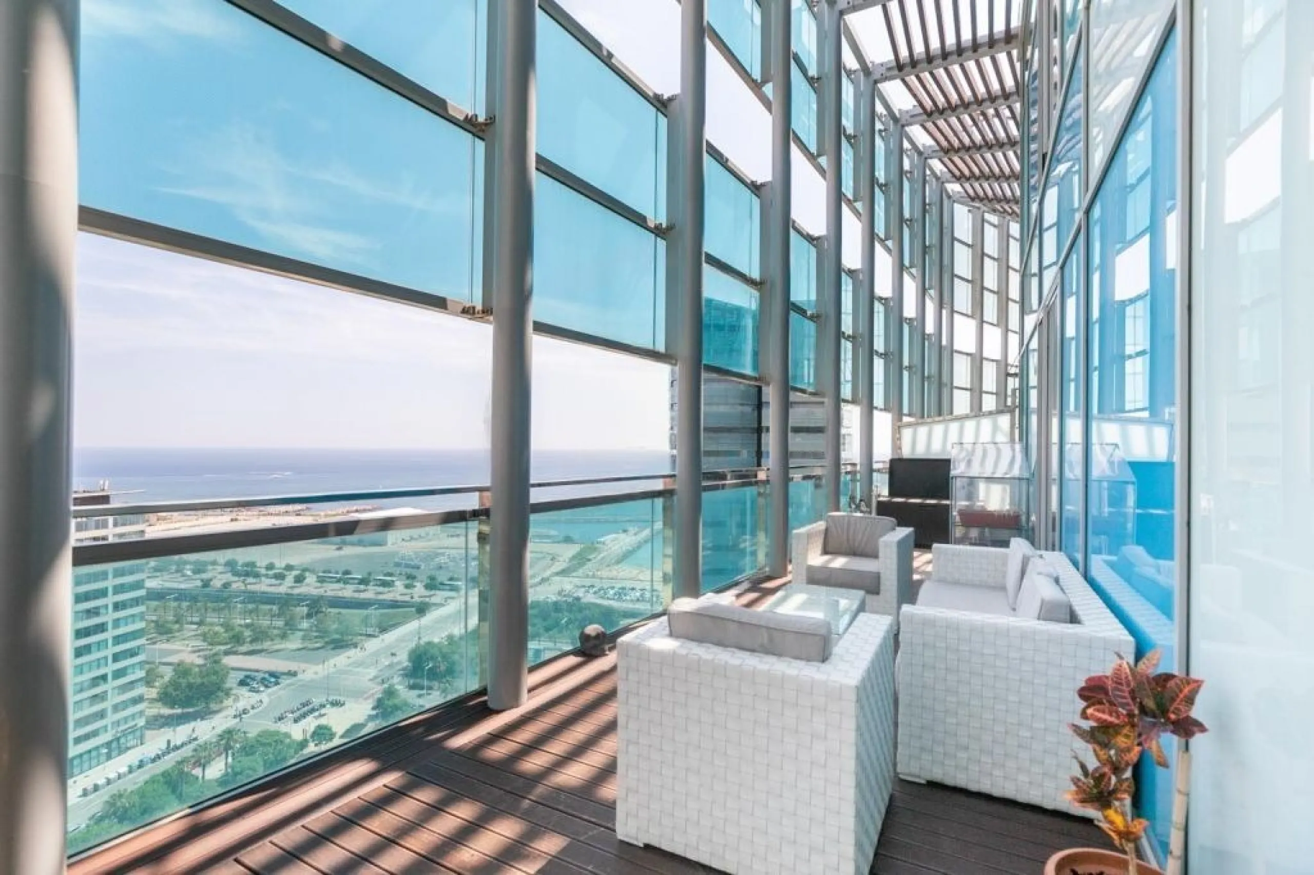 Exclusive Duplex Penthouse with Panoramic Sea Views in Diagonal Mar, Barcelona