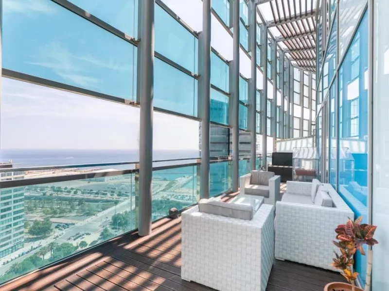 Exclusive Duplex Penthouse with Panoramic Sea Views in Diagonal Mar, Barcelona