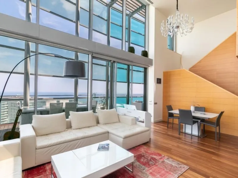 Exclusive Duplex Penthouse with Panoramic Sea Views in Diagonal Mar, Barcelona