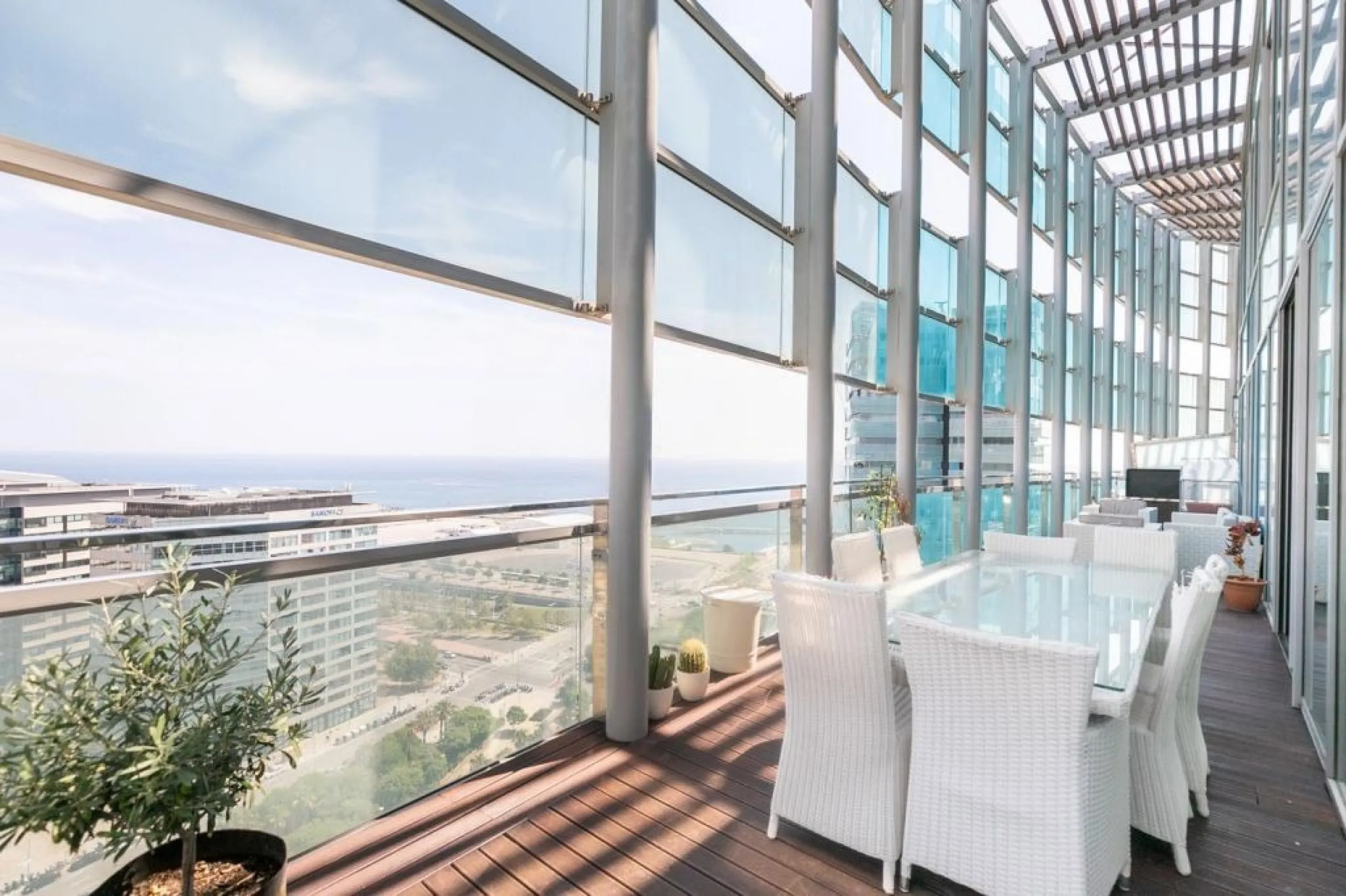 Exclusive Duplex Penthouse with Panoramic Sea Views in Diagonal Mar, Barcelona