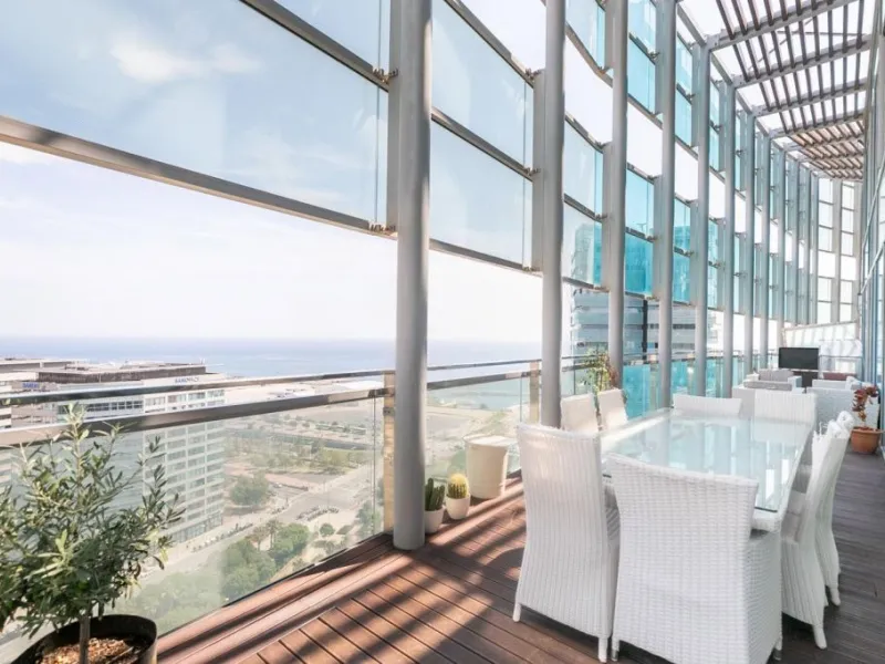 Exclusive Duplex Penthouse with Panoramic Sea Views in Diagonal Mar, Barcelona
