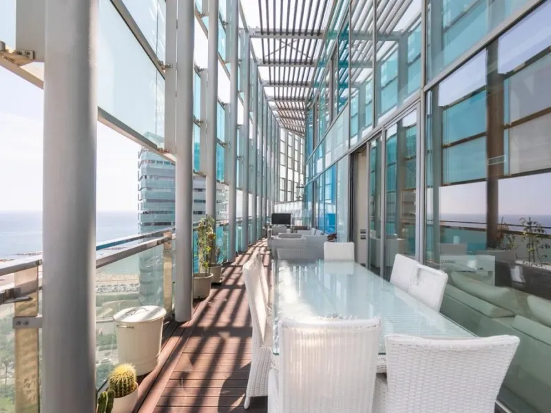 Exclusive Duplex Penthouse with Panoramic Sea Views in Diagonal Mar, Barcelona