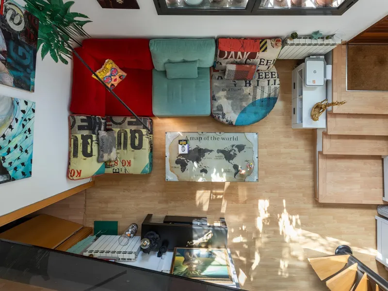Stylish Bright Duplex with a Terrace in Quiet Les Corts, Barcelona 