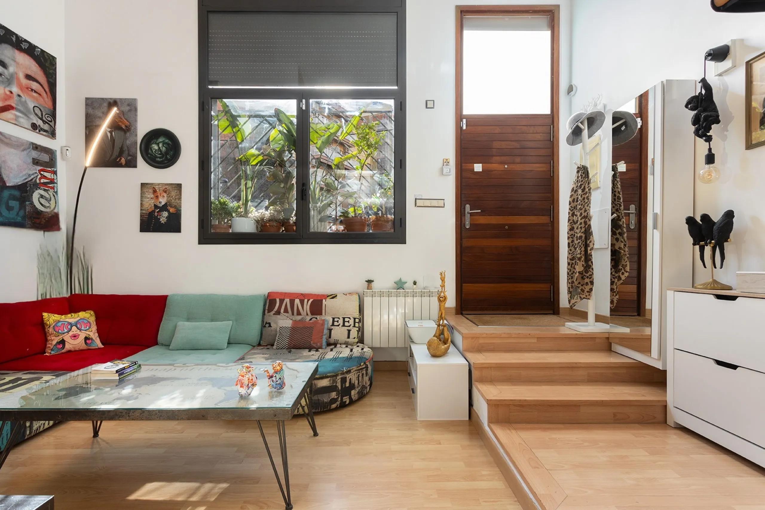 Stylish Bright Duplex with a Terrace in Quiet Les Corts, Barcelona 
