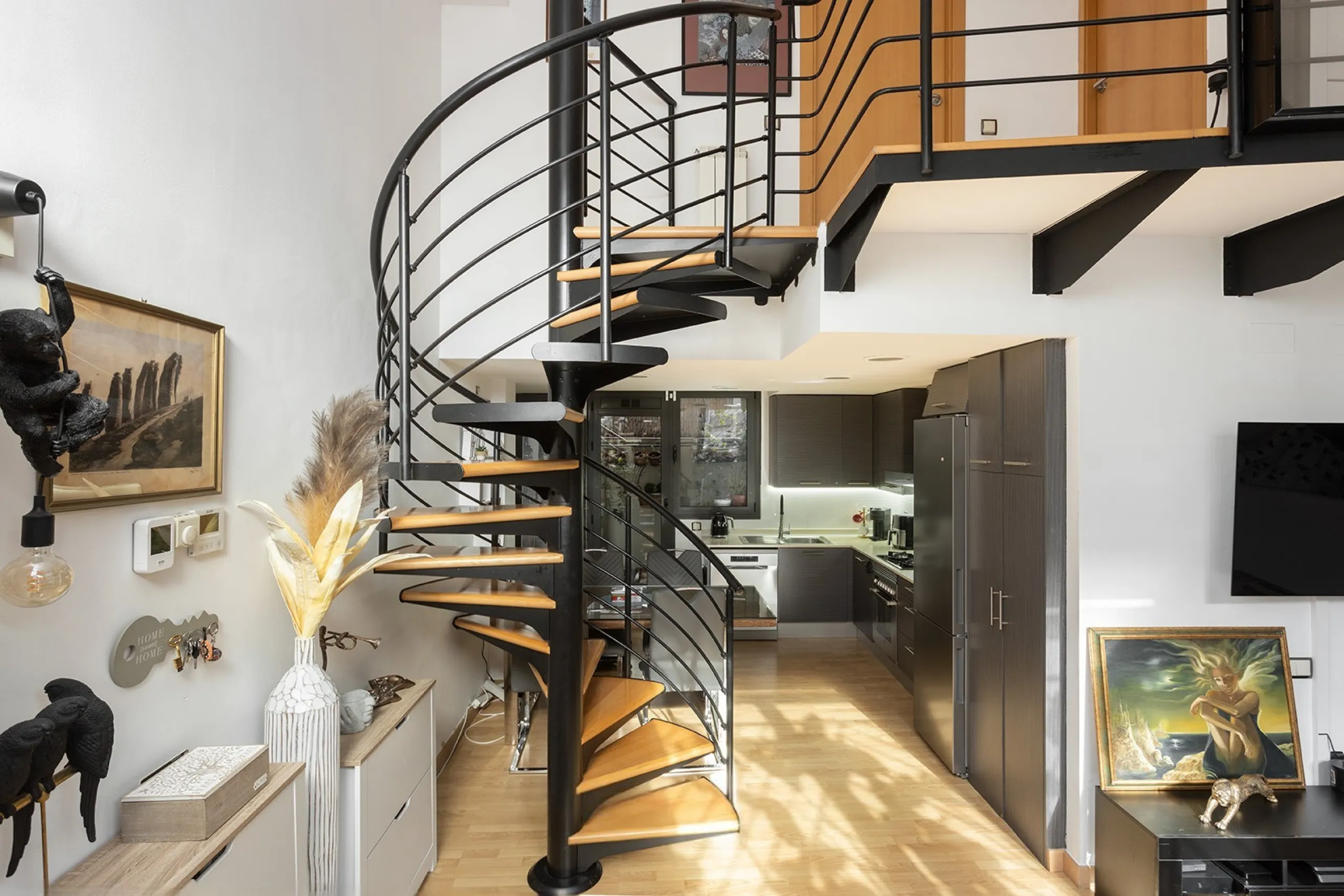 Stylish Bright Duplex with a Terrace in Quiet Les Corts, Barcelona 