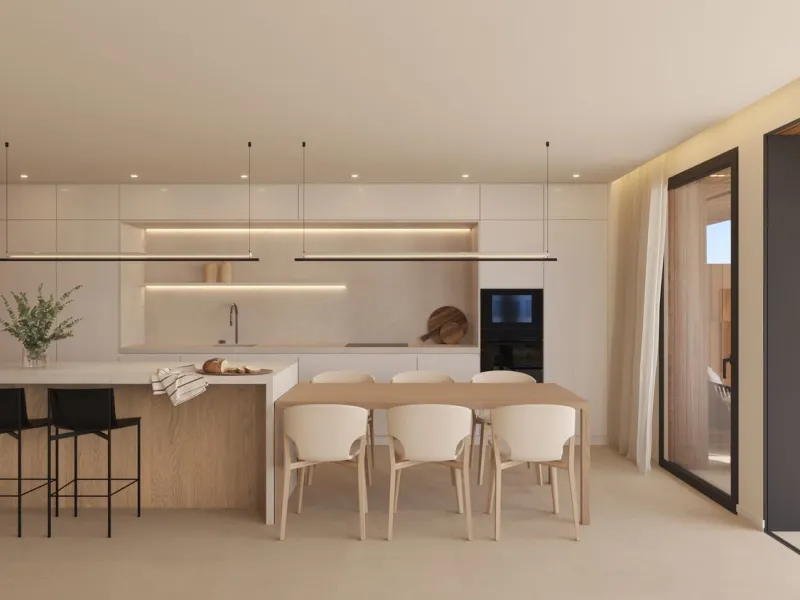 Wohnung mit Meerblick und Terrasse in Gavà Mar – Erste Strandreihe