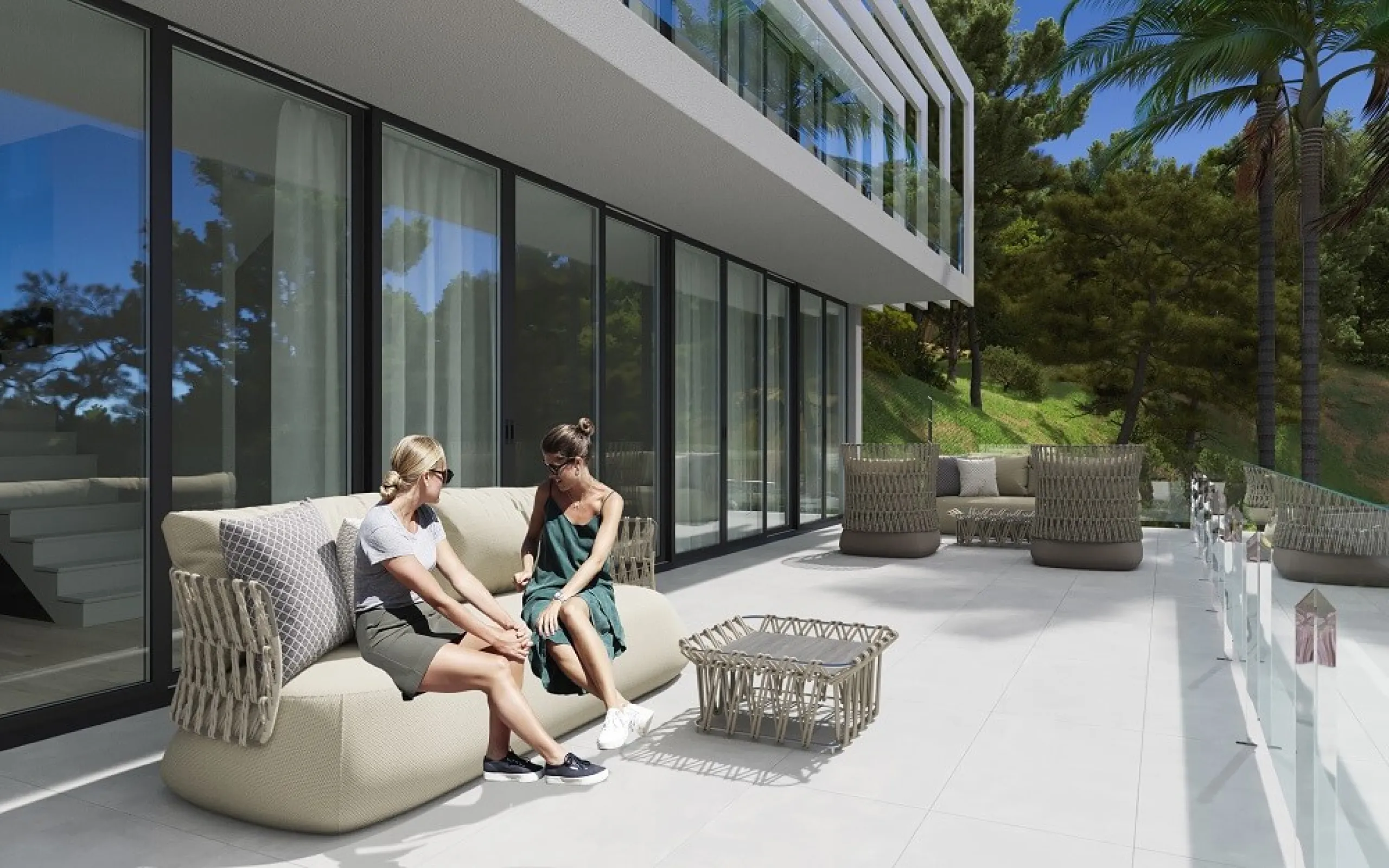 Villas de lujo con vistas al mar en construcción en una zona prestigiosa de Lloret de Mar, Costa Brava