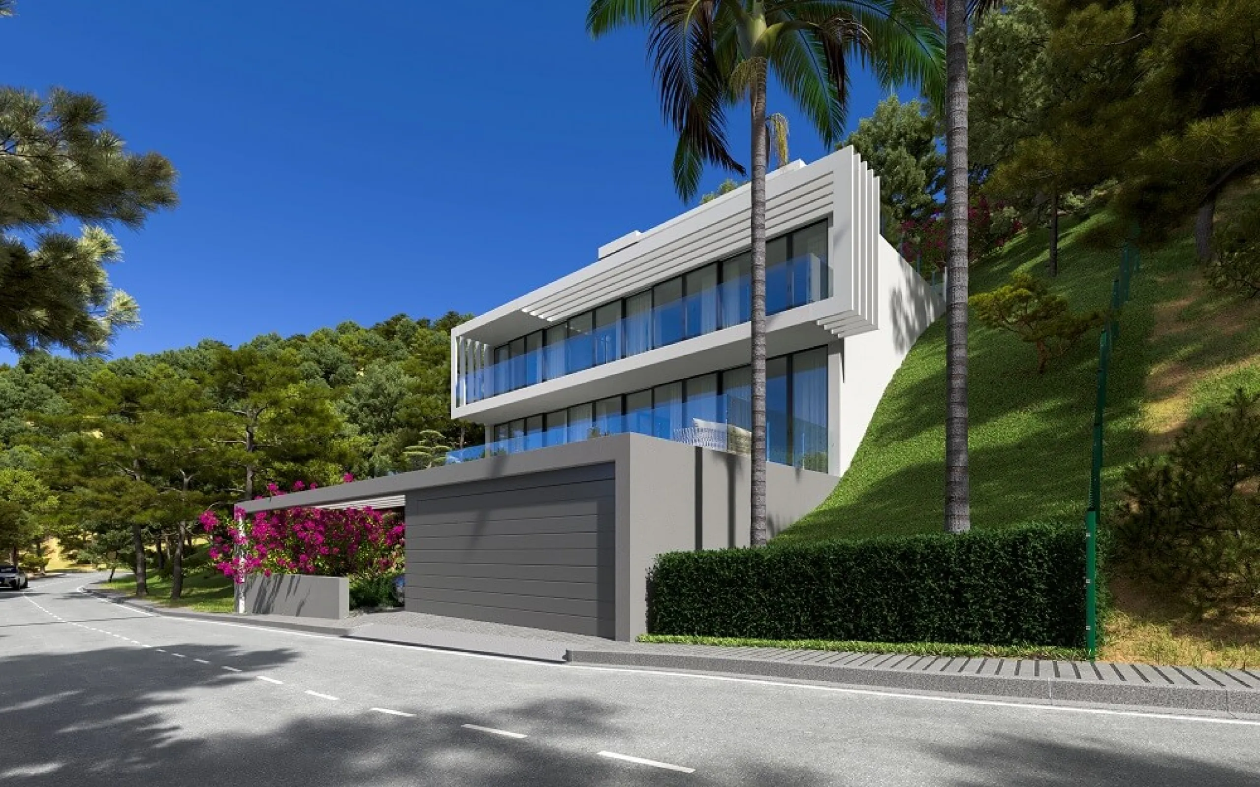 Villas de lujo con vistas al mar en construcción en una zona prestigiosa de Lloret de Mar, Costa Brava