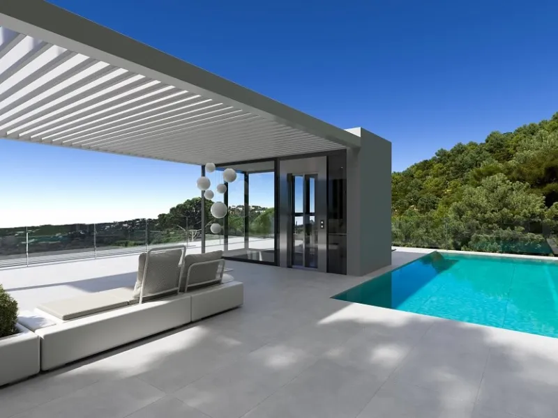 Villas de lujo con vistas al mar en construcción en una zona prestigiosa de Lloret de Mar, Costa Brava