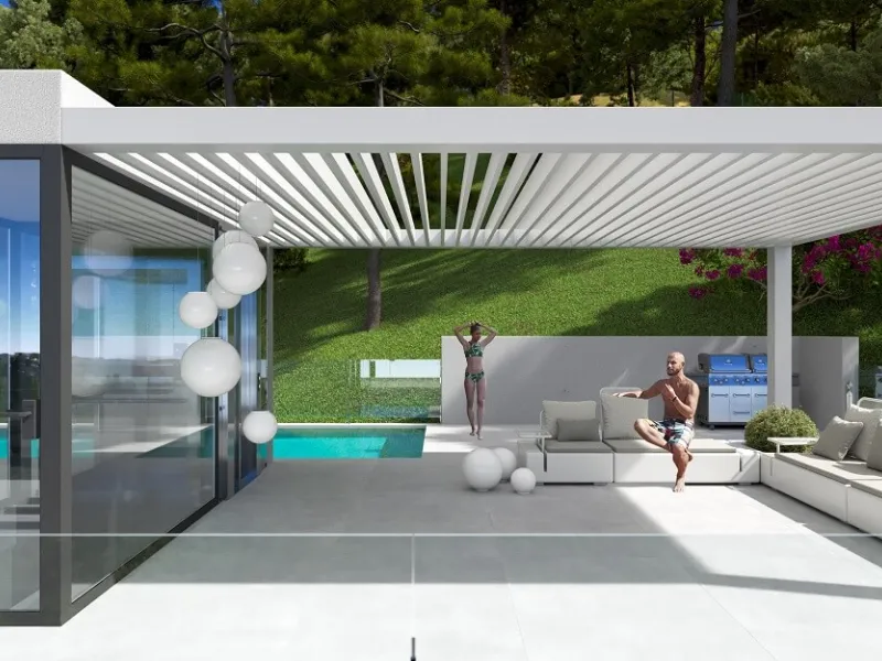 Villas de lujo con vistas al mar en construcción en una zona prestigiosa de Lloret de Mar, Costa Brava