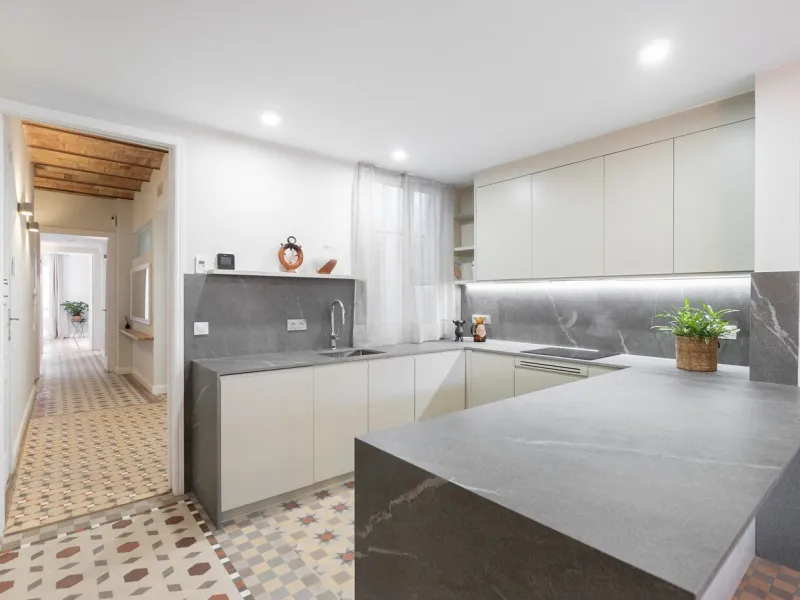 Elegant Renovated Modernist Apartment in Eixample, Barcelona