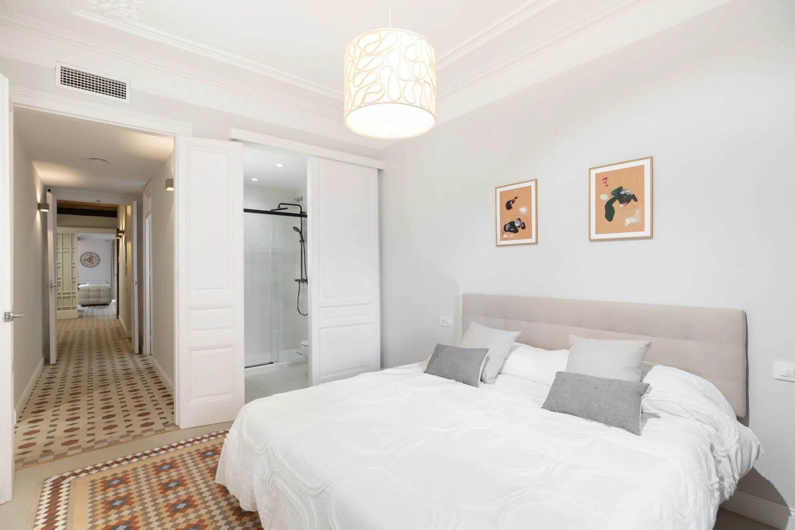Elegant Renovated Modernist Apartment in Eixample, Barcelona