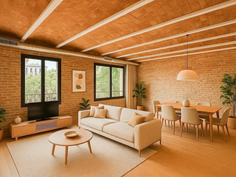 Piso modernista de 4 dormitorios en finca regia rehabilitada en Plaza Tetuán, Barcelona