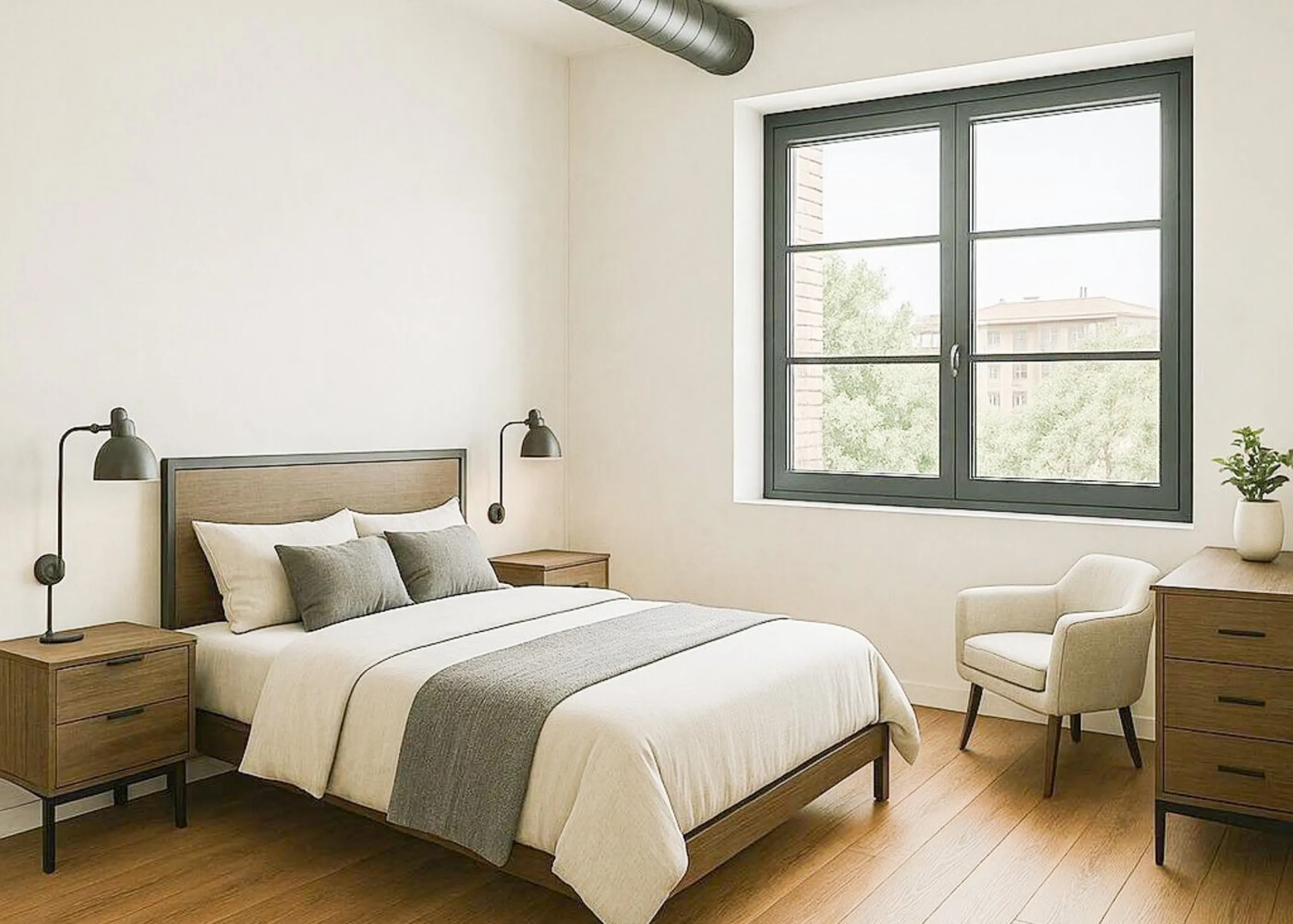 Modernist 4-Bedroom Apartment in a Renovated Regal Building in Plaza Tetuán, Barcelona
