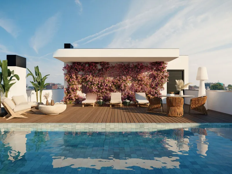 New Build Penthouse with Private Pool in Sant Gervasi, Barcelona