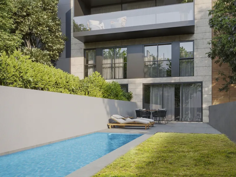 Ático de obra nueva con piscina privada en Sant Gervasi, Barcelona