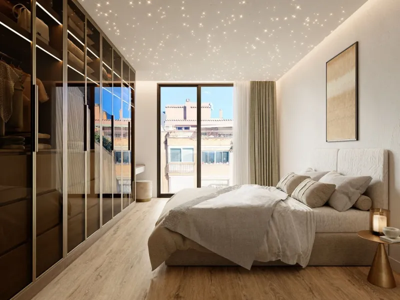 Ático de obra nueva con piscina privada en Sant Gervasi, Barcelona