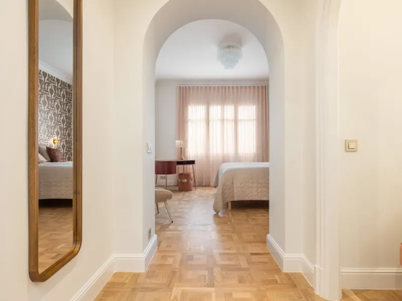 Modernist Gem in Sant Gervasi: Refurbished Apartment with Views and Three Suites, Barcelona
