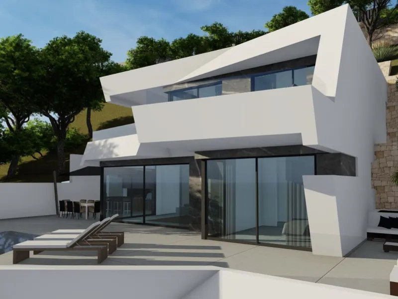 Newly Built Villa with Panoramic Views in Calpe, Private Pool and Contemporary Design on the Costa Blanca
