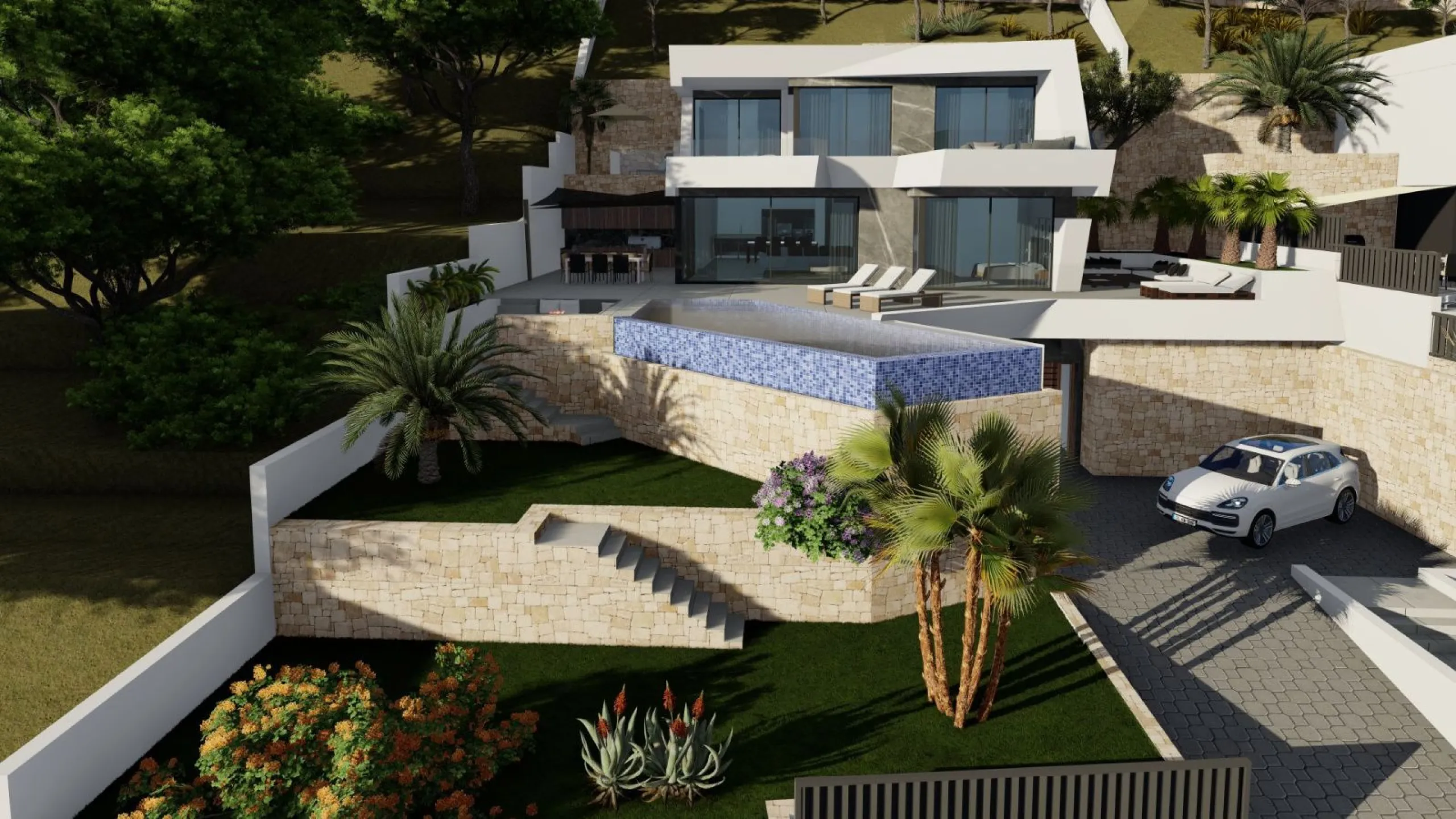 Newly Built Villa with Panoramic Views in Calpe, Private Pool and Contemporary Design on the Costa Blanca