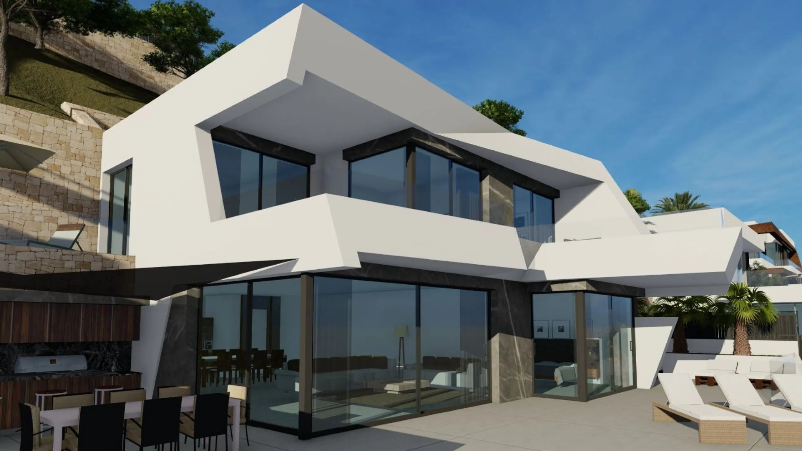 Newly Built Villa with Panoramic Views in Calpe, Private Pool and Contemporary Design on the Costa Blanca