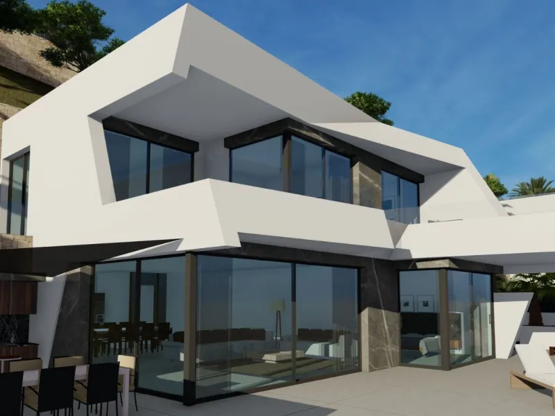 Newly Built Villa with Panoramic Views in Calpe, Private Pool and Contemporary Design on the Costa Blanca
