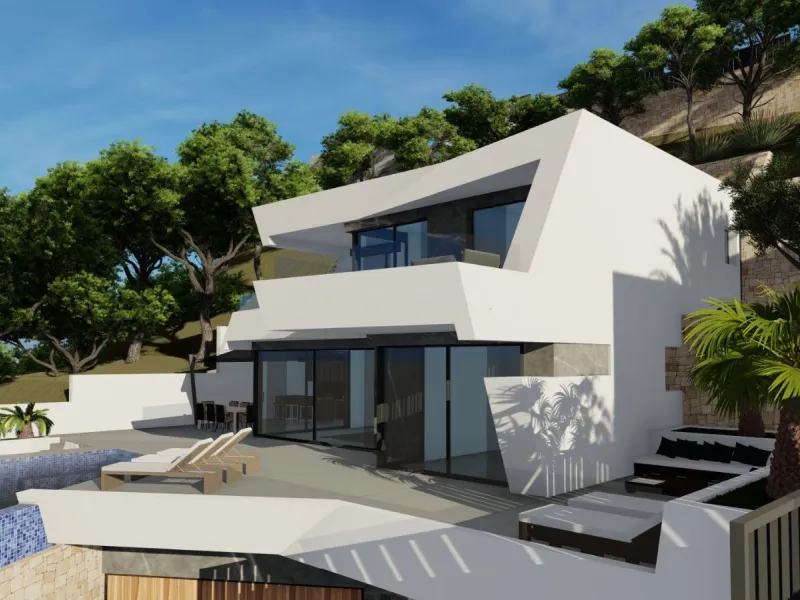 Newly Built Villa with Panoramic Views in Calpe, Private Pool and Contemporary Design on the Costa Blanca