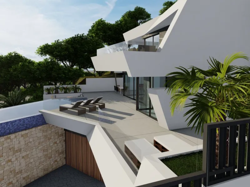 Newly Built Villa with Panoramic Views in Calpe, Private Pool and Contemporary Design on the Costa Blanca