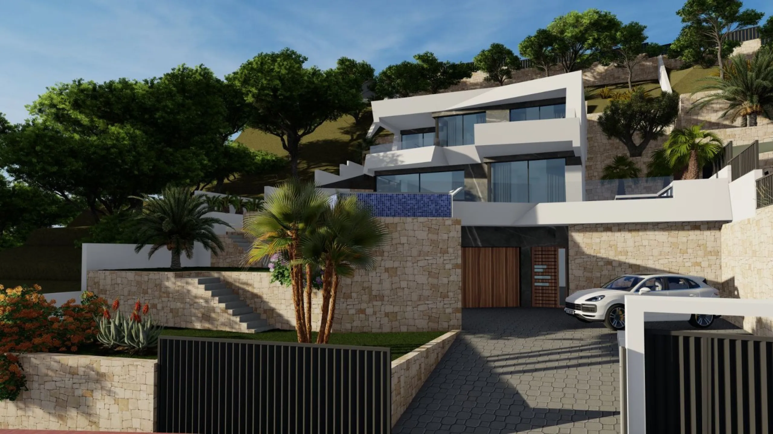 Newly Built Villa with Panoramic Views in Calpe, Private Pool and Contemporary Design on the Costa Blanca