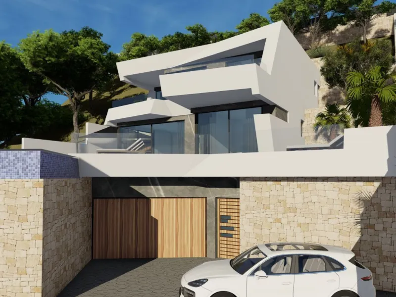 Newly Built Villa with Panoramic Views in Calpe, Private Pool and Contemporary Design on the Costa Blanca