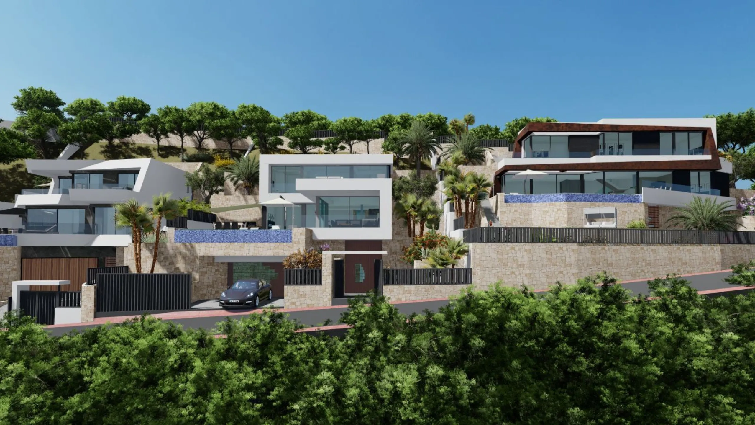Newly Built Villa with Panoramic Views in Calpe, Private Pool and Contemporary Design on the Costa Blanca