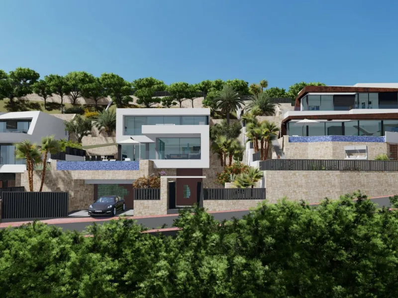 Newly Built Villa with Panoramic Views in Calpe, Private Pool and Contemporary Design on the Costa Blanca