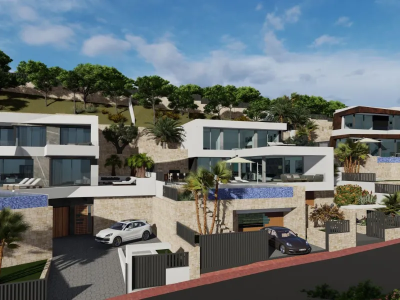 Newly Built Villa with Panoramic Views in Calpe, Private Pool and Contemporary Design on the Costa Blanca
