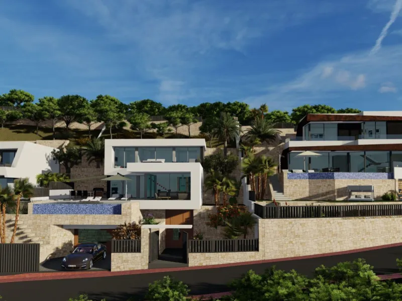 Newly Built Villa with Panoramic Views in Calpe, Private Pool and Contemporary Design on the Costa Blanca