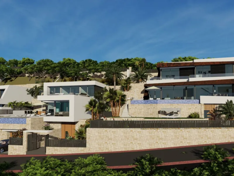 Newly Built Villa with Panoramic Views in Calpe, Private Pool and Contemporary Design on the Costa Blanca