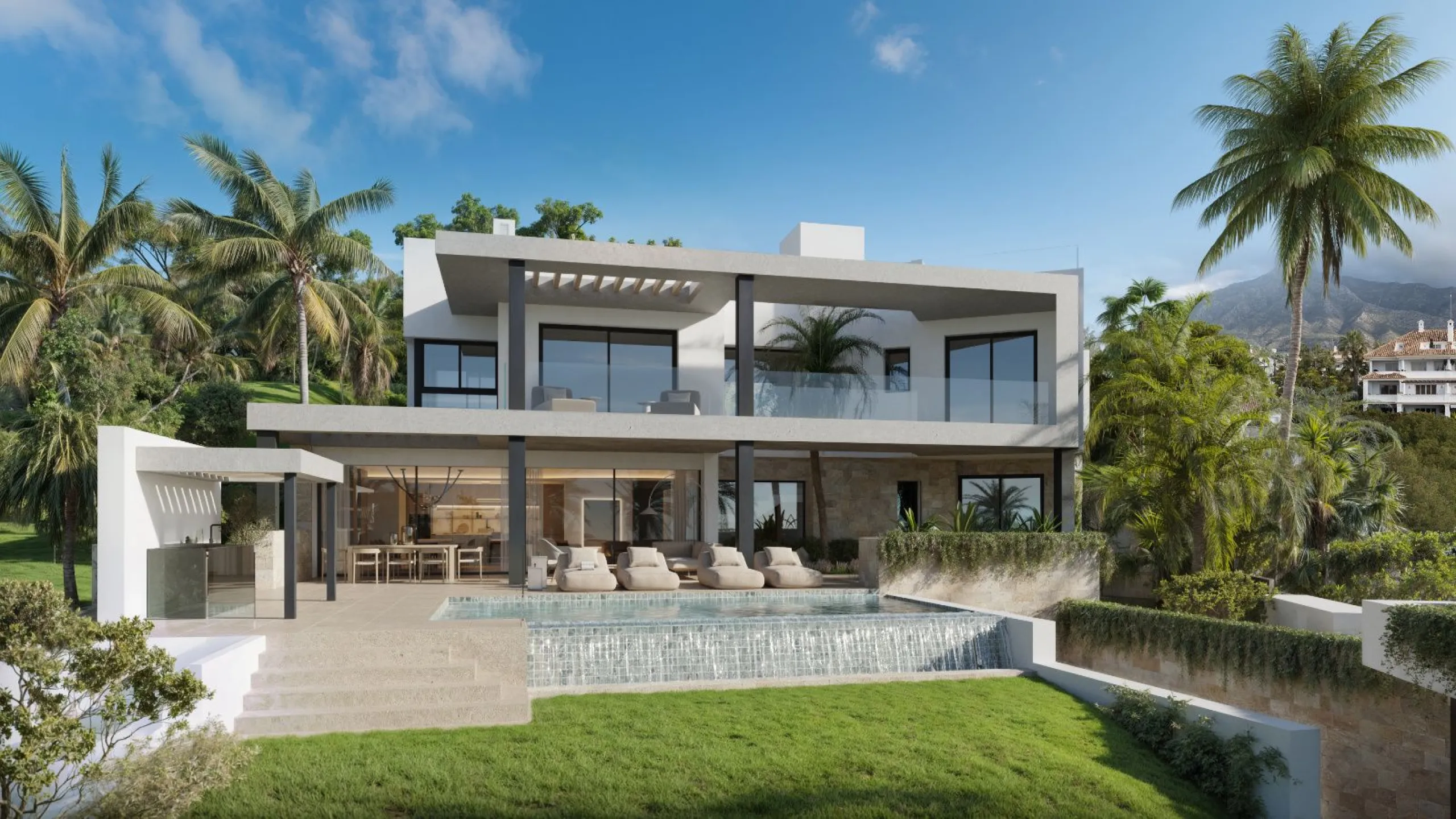 Villa sofisticada y contemporánea en la Golden Mile, Marbella