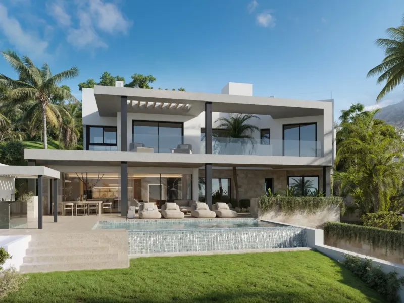 Villa sofisticada y contemporánea en la Golden Mile, Marbella