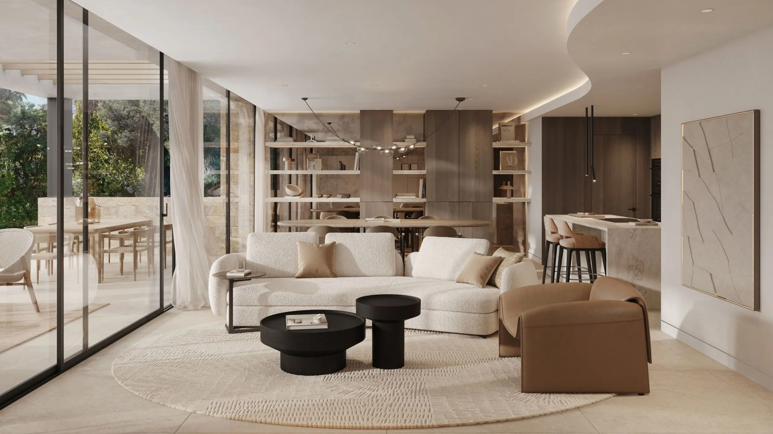 Villa sofisticada y contemporánea en la Golden Mile, Marbella