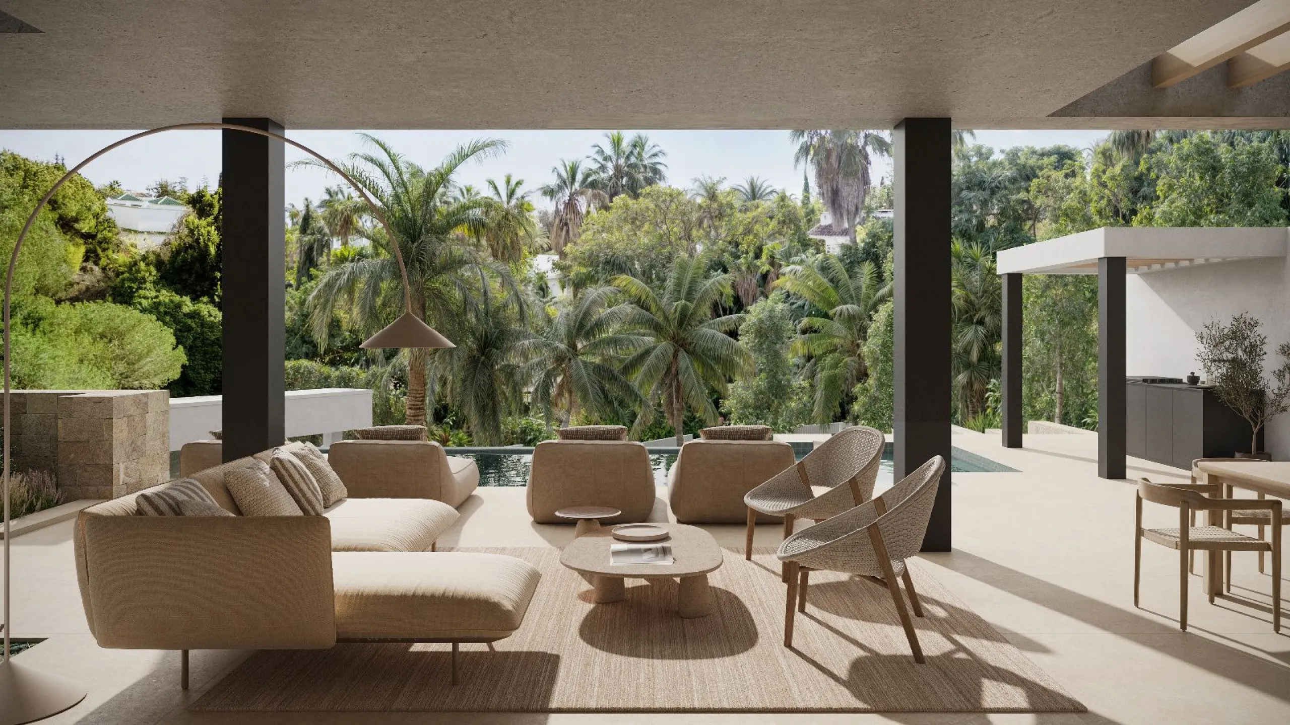 Villa sofisticada y contemporánea en la Golden Mile, Marbella