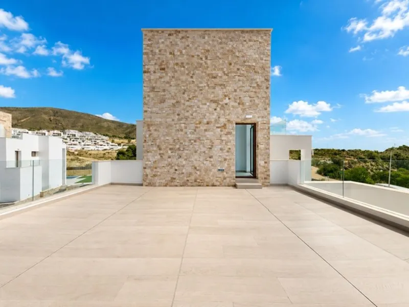 Современное шале с видом на море в Finestrat, Alicante