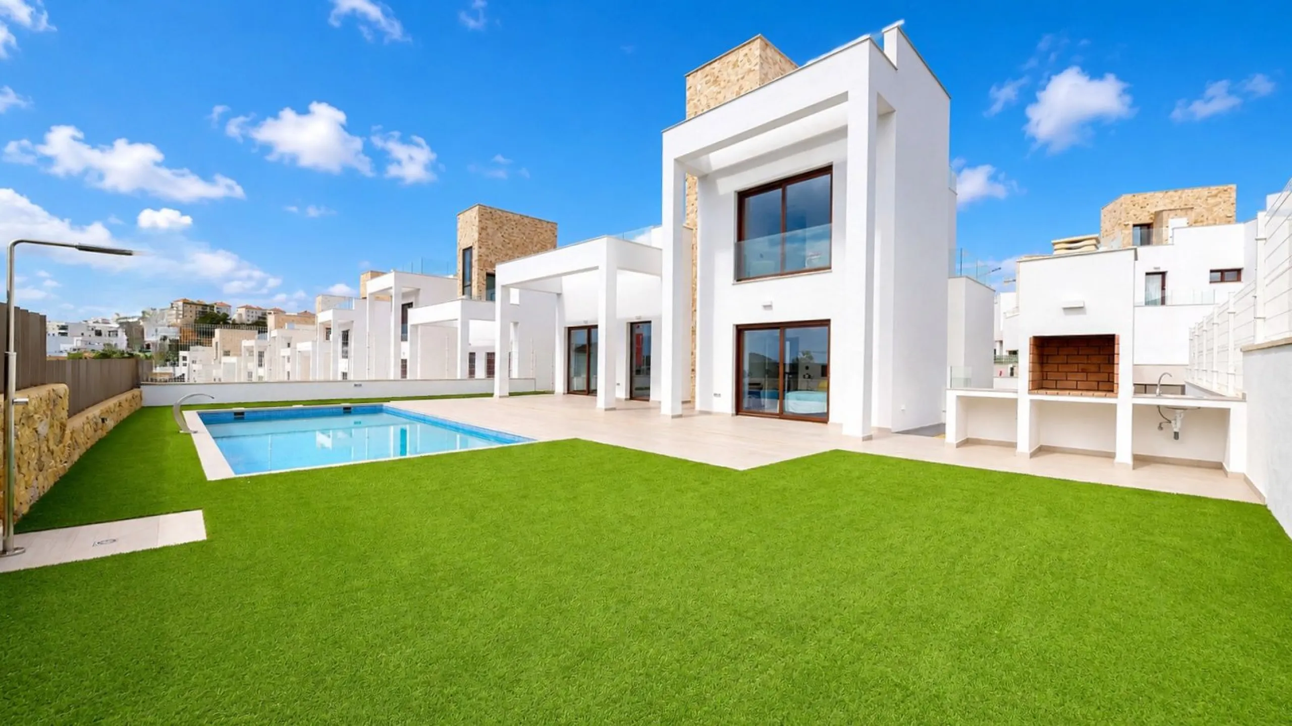 Современное шале с видом на море в Finestrat, Alicante