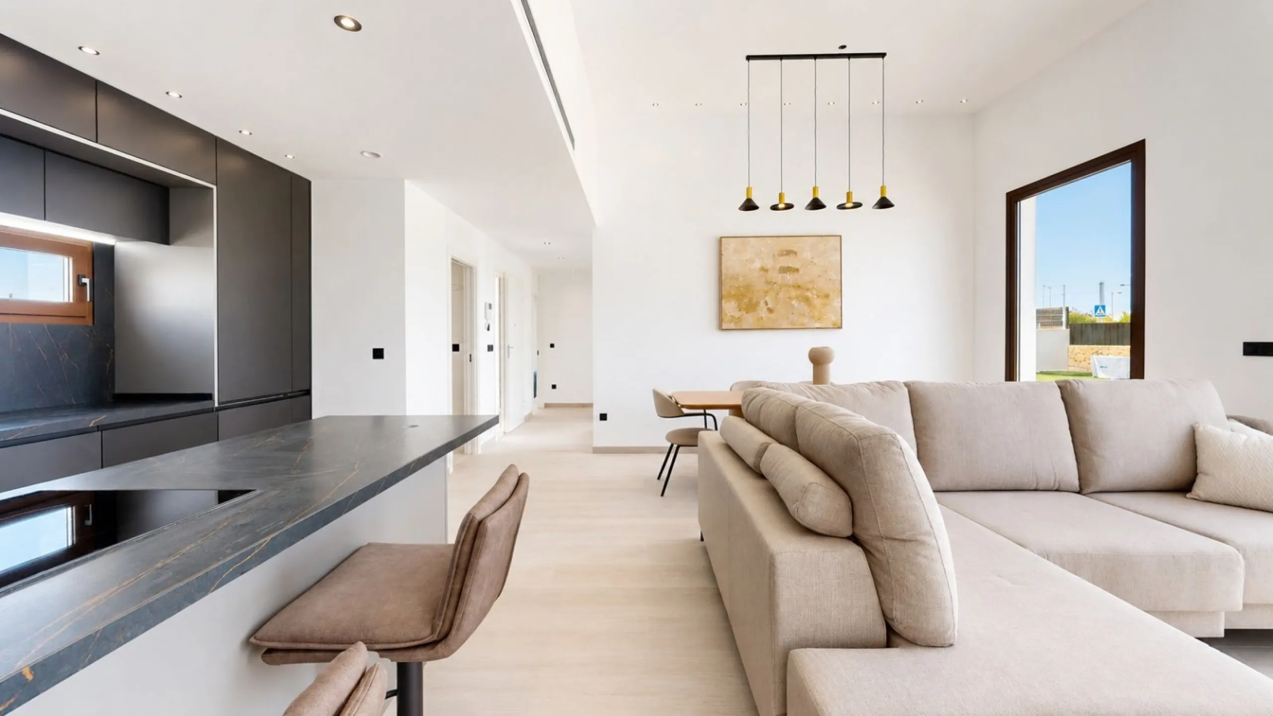 Современное шале с видом на море в Finestrat, Alicante