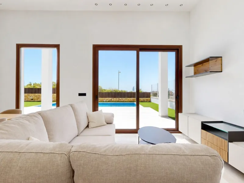 Современное шале с видом на море в Finestrat, Alicante