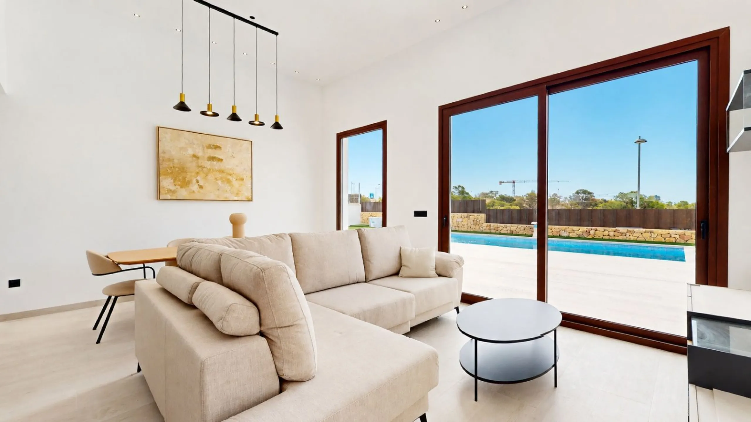 Современное шале с видом на море в Finestrat, Alicante