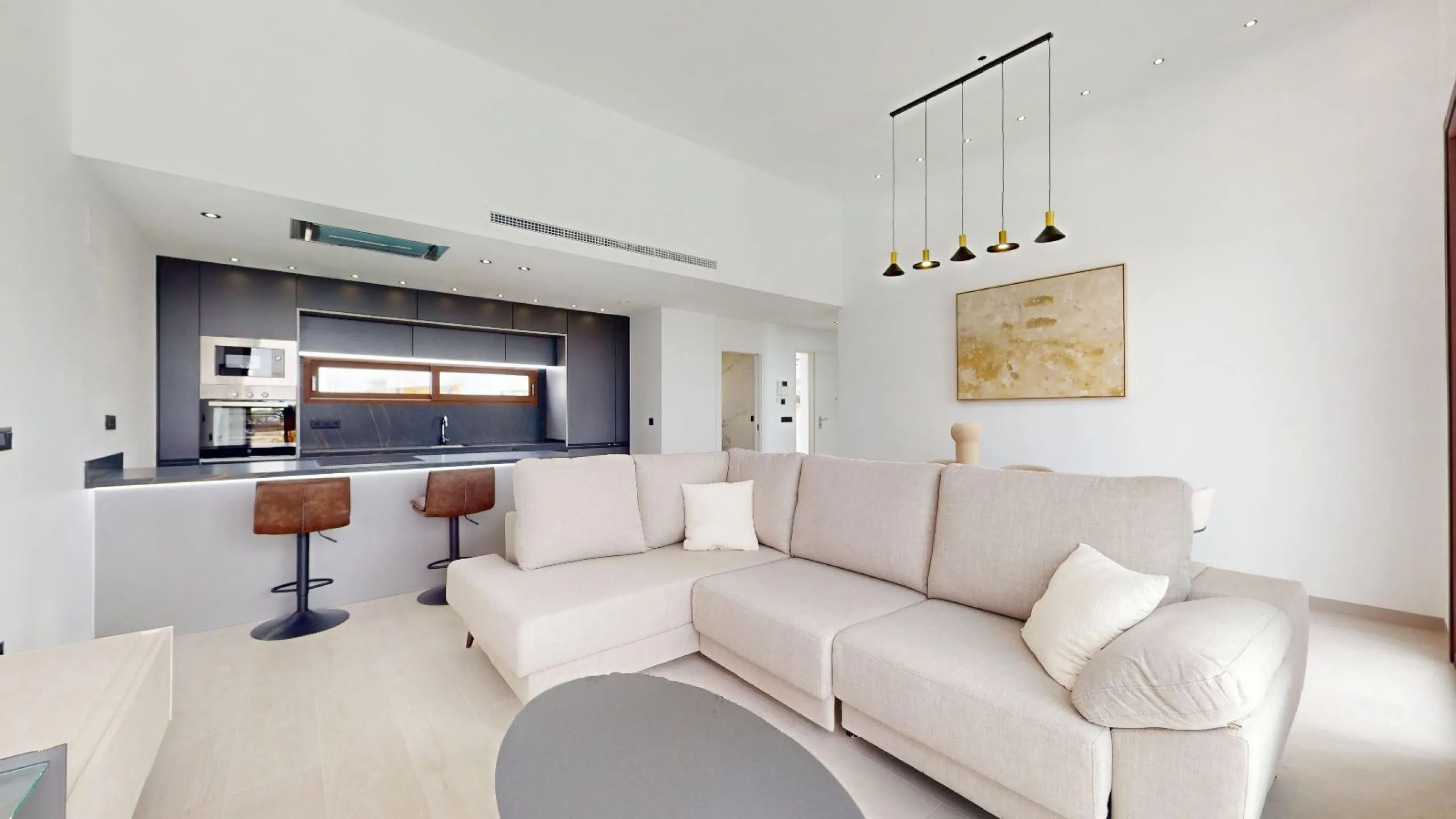 Современное шале с видом на море в Finestrat, Alicante