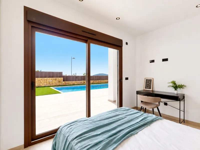 Современное шале с видом на море в Finestrat, Alicante