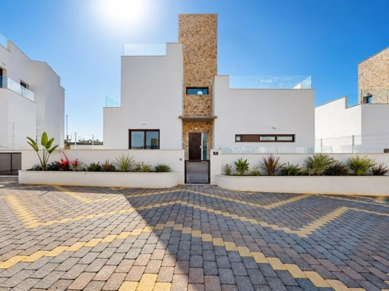 Современное шале с видом на море в Finestrat, Alicante