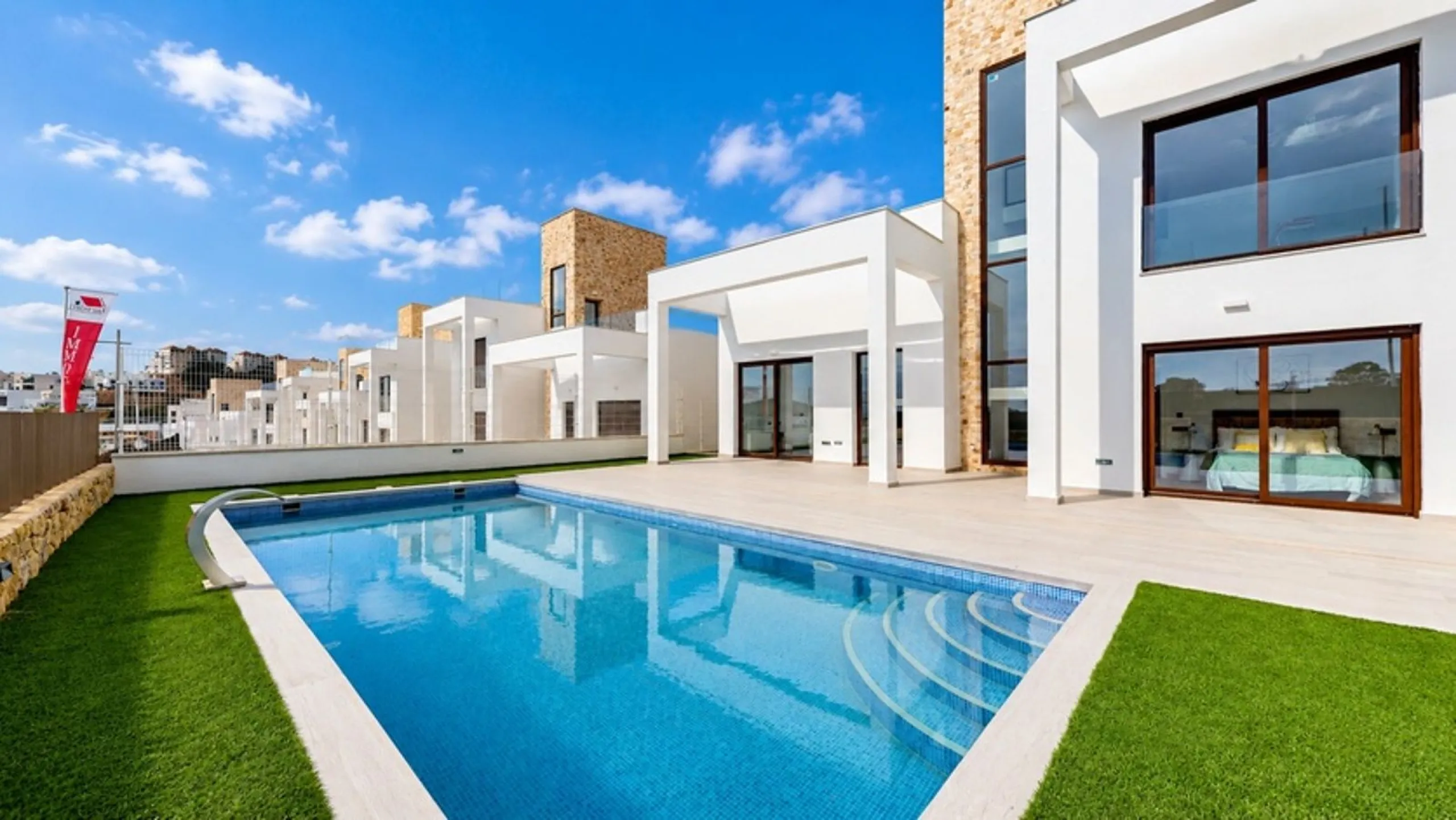 Современное шале с видом на море в Finestrat, Alicante