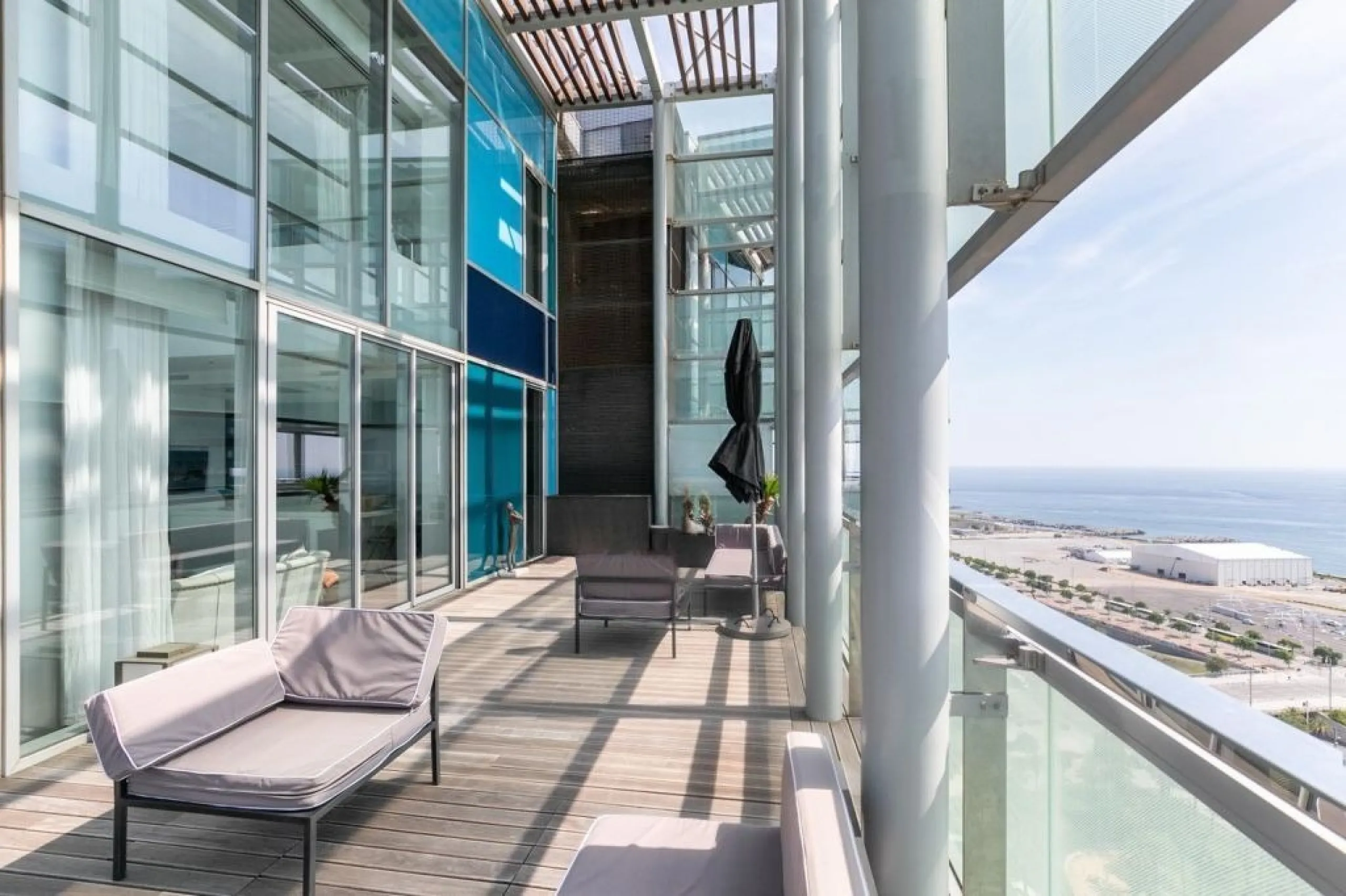Luxury Duplex Penthouse with Panoramic Terrace in Diagonal Mar, Barcelona